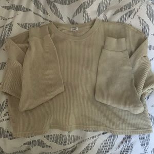 Garage sweater, size small , beige